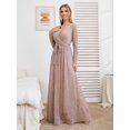 thumbnail image 3 of Lace Long Sleeve Prom Wedding Dress Backless, 3 of 8