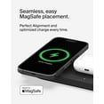 thumbnail image 7 of Belkin MagSafe 3-in-1 Wireless Charging Pad - Fast Wireless Charging for Apple Watch, iPhone 16, iPhone 15, iPhone 14, & iPhone 12 Series, & AirPods - Charging Station for Multiple Devices - Black, 7 of 7