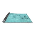 thumbnail image 2 of Ahgly Company Indoor Rectangle Solid Light Blue Modern Area Rugs, 5' x 7', 2 of 4