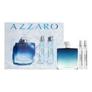 Azzaro Chrome Cologne Gift Set for Men, 3 Pieces
