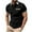 Z-Black, variant on ohmzyzo Men's Polo Shirts Short Sleeve Summer Stretch Slim Fit Golf T Shirts Business Casual Color Blocked Patchwork Tee Tops XXL