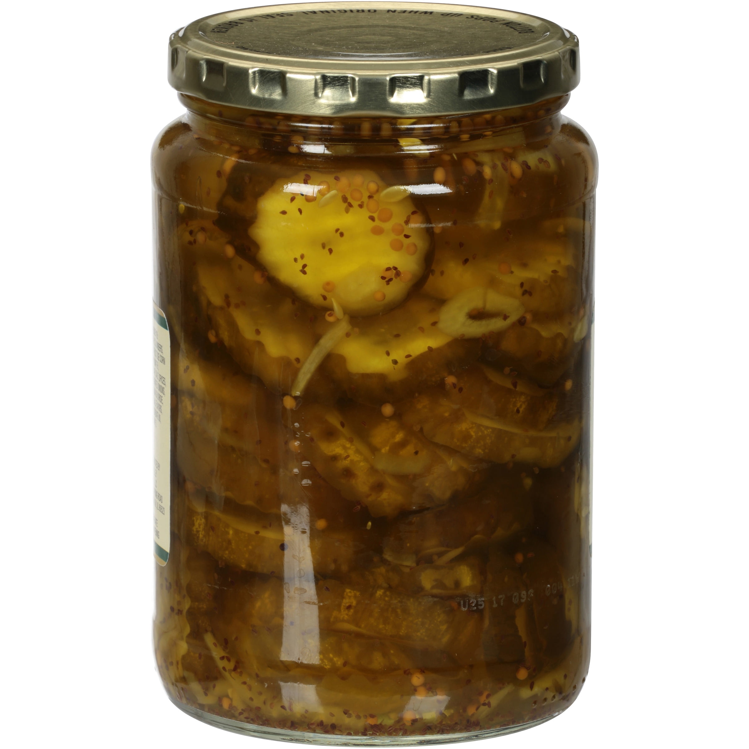 (3 pack) Steinfeld's Sliced Bread & Butter Chips, Gluten-Free, Mild Spice, 24 fl oz Jar