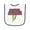 White and Navy, variant on Inktastic These Fools Put My Cape on Backwards&reg; Superhero Baby Terry Cloth Bib