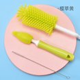 thumbnail image 1 of Cepillo de silicona para biberón, rotación de 360 grados, taza para chupete de bebé, juego de cepillos para limpieza de pezones, cabezal suave de mano, riego de calidad alimentaria Tan Jianjun unisex, 1 of 2