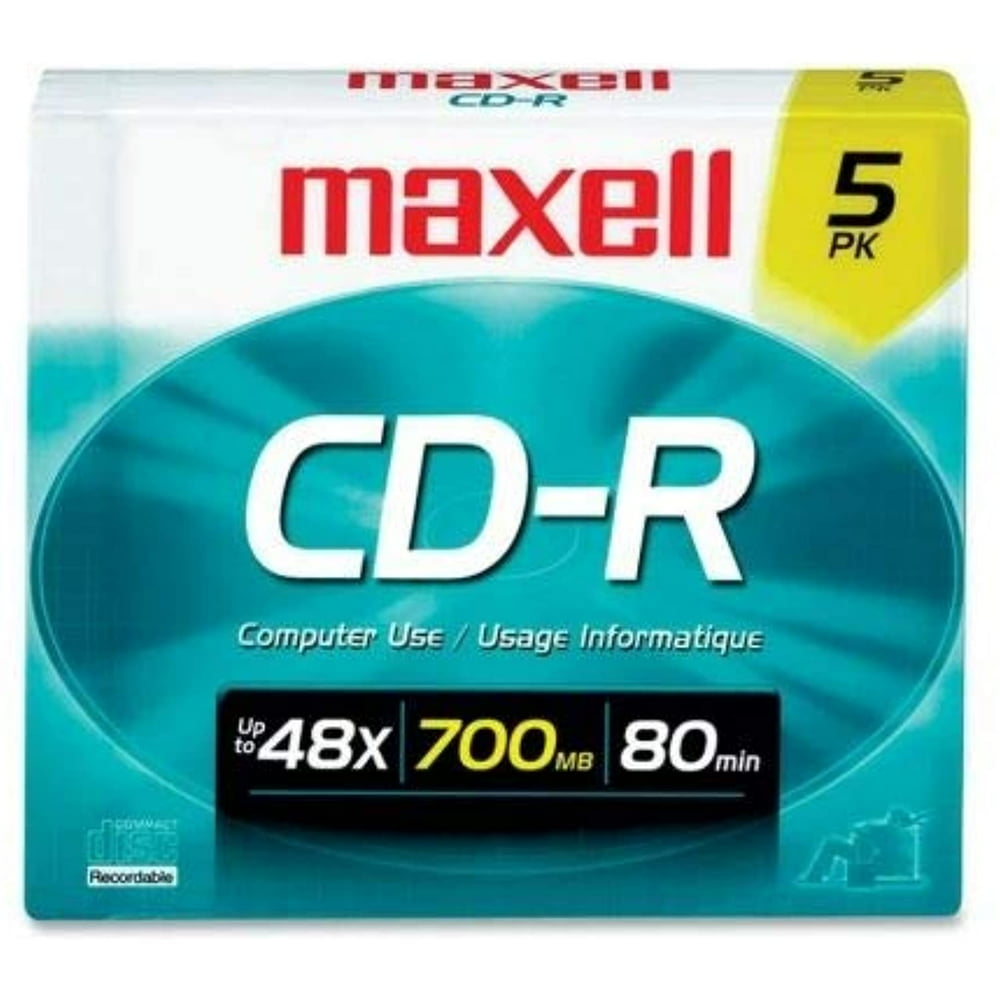Maxell Cdr Pro for Photo 48x 700mb 5 Pack Audio CD