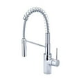 thumbnail image 3 of Pioneer Faucets 2Mt270 Motegi 1.5 GPM Single Hole Pre-Rinse Kitchen Faucet - Black, 3 of 4