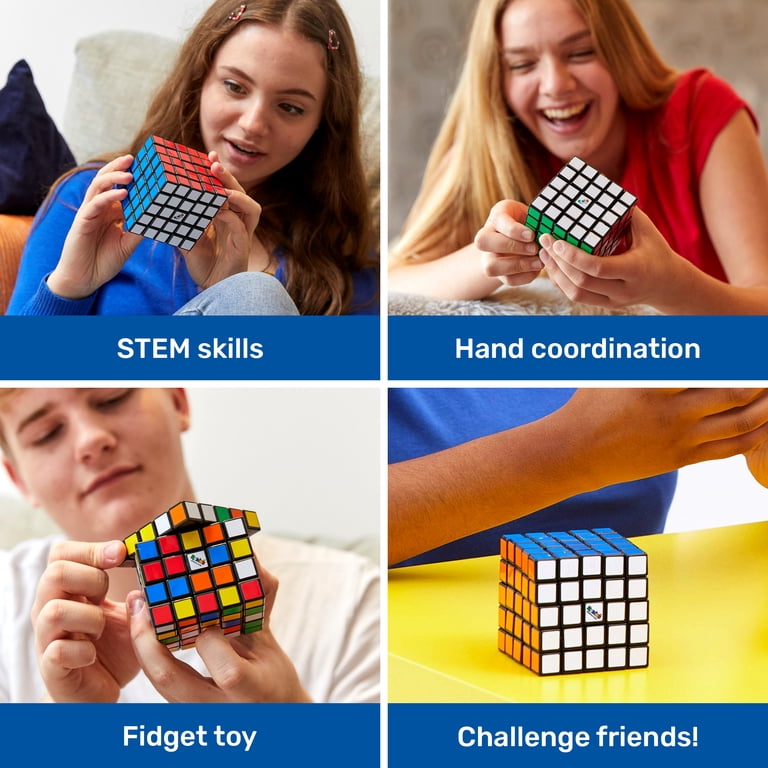 Rubik's Cube, Puzzle Brain Teaser, Multicolor 5x5, Ages 8+