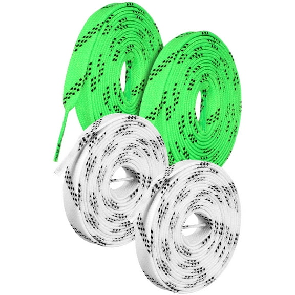 LOLIPPYY 2 Pairs Hockey Skate Laces 95.89x0.39x0.20in for Improved Performance and Wear