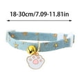 thumbnail image 2 of Collier pour Chat de Style Occidental Détachable avec Pendentif à Motif d'Étoiles, Ajustable, à Dégagement Rapide, Conception Sécuritaire pour Usage Intérieur et Extérieur, 2 of 3