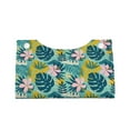 thumbnail image 3 of Picia Tropical Floral Pattern Long Tissue Box Cover,PVC Leather Triangle Holder,Tissue Box Holder with Magnetic Bottom,Facial Paper Organizer Dispenser-7.9"X4.9"X4.5", 3 of 9