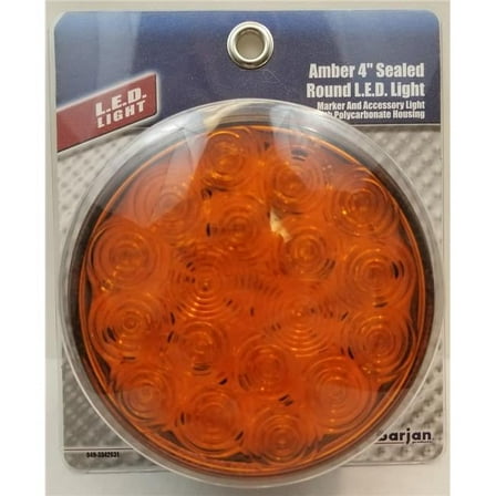 Barjan 493342631 Light Amber LED 4Pin Round Cded