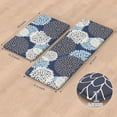 thumbnail image 3 of Anti Fatigue Kitchen Mats 2PCS,Boho Dahlia Rugs Non Slip Rubber Backing,Farmhouse Waterproof Mat for Floor,Cushioned Standing Kitchen,Sink,Desk,Mutil-Blue, 3 of 5