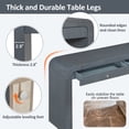 thumbnail image 5 of Harper & Bright Designs Wood Console Table with Storage , Flutde Entryway Table with Curved Corners for Hallway & Living Room , Dark Navy, 5 of 13