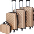 thumbnail image 1 of Set Juego 4 maletas Viaje Rack and Pack Resistentes 4 Ruedas 360, 1 of 8