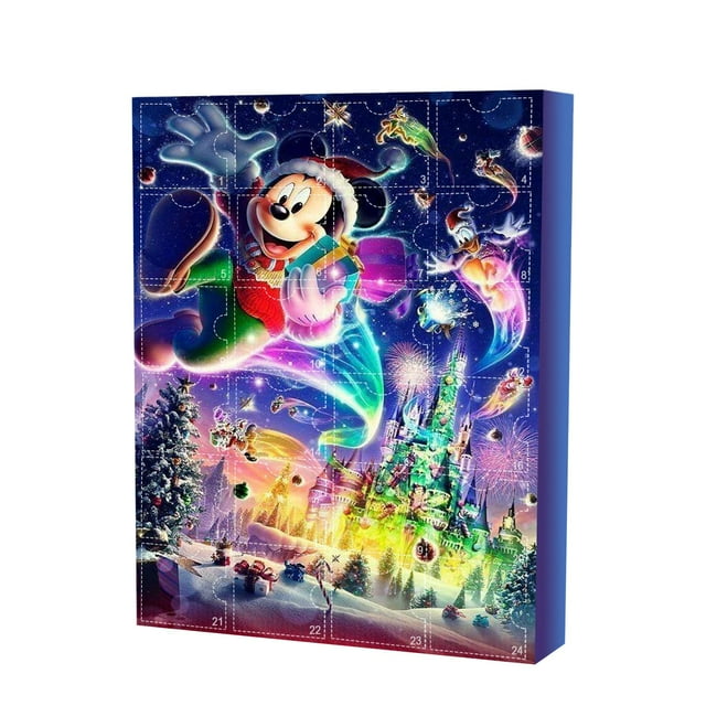 2024 Christmas Advent Calendar - MIckee 24PC Funny Christmas Blind Boxes with Random Different Action Figure Toys, Merry Christmas 24-Days Countdown Calendar Gifts