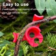 thumbnail image 4 of Rojo 50 Dobladores Clips para Plantas para Ramas Vid Flores Clips Entrenamiento Baja Presión Clips Crecimiento para Tallos Plantas 90 Grados (50 en Rojo), 4 of 9
