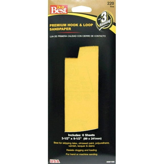 Premium Hook And Loop Sandpaper