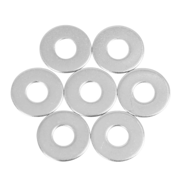 55Pcs M8 x 22mm x1.2mm Stainless Steel Car Fastener Sealing Flat Washer Gaskets Silver Tone