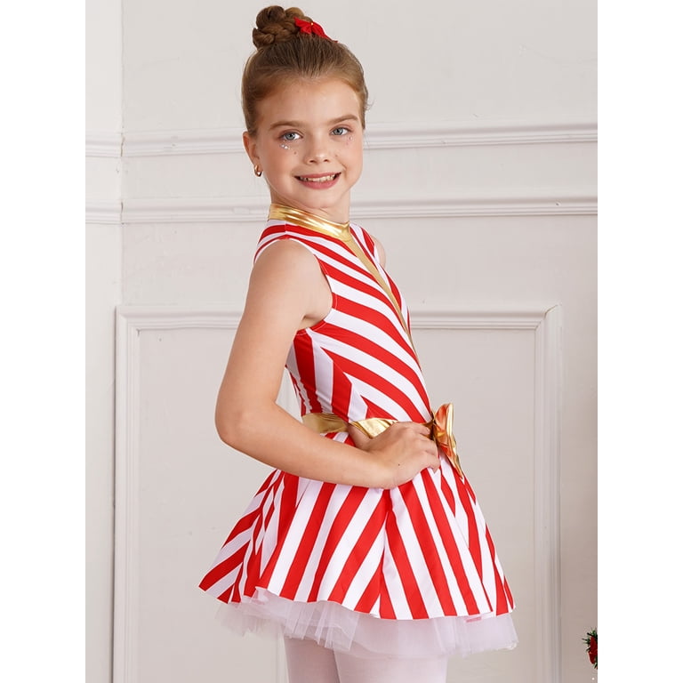 candy cane dress Kate Couture Christmas Candy Cane Red Striped Girls Dress with Cape fo