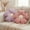Pink and Purple, variant on HonorHut 2 Pack Flower Pillows Soft Six Petal Daisy Shaped Throw Pillows Home Decorative Seating Cushion for Reading Sofa Couch Chair 15.7Inch White and Pink