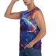 thumbnail image 3 of Fotbe Starry Sky Turtle Men's Camiseta sin Mangas Estampada para Hombres, Playera Casual para Gimnasio, Entrenamiento, Playa-X-Large, 3 of 7