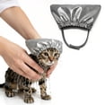 thumbnail image 1 of Shower Cap Reusable Bath Ear Covers With Adjustable Strap Cat Bathing Hat For Ears Elastic Headgear For Cat, 1 of 9