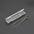thumbnail image 1 of Langgg 10pcs Guitar Nut Slotting File Saw Rods Professional Instrument Slot Filing Set Portable Size Guitars Accessory, 1 of 6