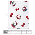 thumbnail image 2 of Sanrio HELLO KITTY Throw Blanket Cute Flannel for Boys Girls Men Women, 2 of 7
