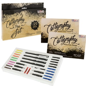 U.S. Art Supply 35-Piece Calligraphy Pen Writing Set