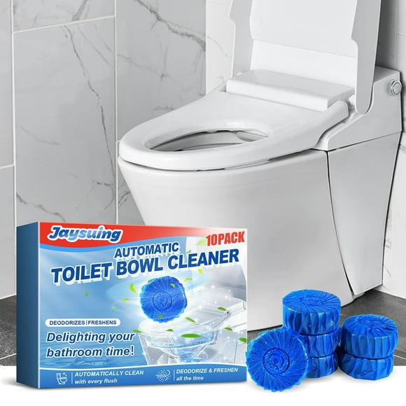 weibbin Automatic Toilet Bowl Cleaner Tablets, Strong Detergent Ability for Bathroom Toilet Tank, Blue Clean Bubbles, Mild Fresh Pine Scent