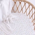 thumbnail image 5 of Plushii Bassinet Sheets for Baby Boys Girls 3 Pack, 33" x 18" Soft Bassinet Fitted Sheet, Bedside Sleeper Bassinet Sheets Fit for Oval Rectangle and Hourglass Bassinet Mattress (Bunny), 5 of 5