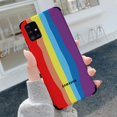 thumbnail image 1 of funda original de color arco iris para samsung galaxy a71 a51 4g a31 a21s a11 m11 m40s funda oficial de silicona degradada, 1 of 4