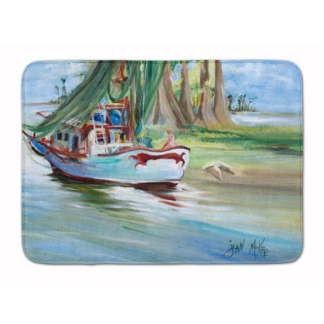 Carolines Treasures JMK1060RUG Jeannie Shrimp Boat Machine Washable Memory Foam Mat