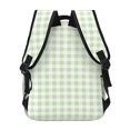 thumbnail image 4 of Fotbe Green Checkboard Mochila Casual con Estampado para Escuela, Viajes y Actividades al Aire Libre - Duradera, Ligera y Cómoda, 4 of 5