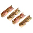 thumbnail image 1 of Unique Bargains 4,5 Pouces Vis Fixe Lit Charnière Rails Supports Raccords 4 Ensembles, 1 of 2