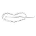 thumbnail image 4 of 2 Unids Plateado Broche Broche Broche de Broche de Broche de Perla de Faux Clip de Cabello Antideslizante en apariencia de Pinza de cabellero Pinzas de Colco Pinza de pelo de aleación para mujer, 4 of 8