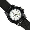 thumbnail image 5 of Reloj de cuarzo para hombre, relojes para hombre Gemius Racing Military Sport, reloj de pulsera de tela para hombre, reloj deportivo blanco, 5 of 5