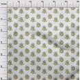 thumbnail image 3 of oneOone Velvet Green Fabric Floral Sewing Craft Projects Fabric Prints By Yard 58 Inch Wide, 3 of 4