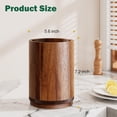 thumbnail image 2 of Porta utensilios giratorio de madera de acacia 360° de 18 cm, 2 of 7