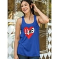 thumbnail image 2 of Love Wrapping Racerback Tank Women -Image by Shutterstock, Female x-Small, 2 of 4