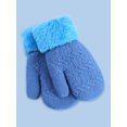 thumbnail image 3 of Gustave Baby Toddler Mittens Gloves Boys Girls Lined Fleece Winter Kids Warm Gloves Unisex Infant Gloves "Blue", 3 of 5
