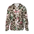 thumbnail image 1 of Balery Leopard Dots Sudadera ligera de manga larga con capucha y protección solar UPF 50+ para hombre y mujer, ideal para pesca y running-X-Large, 1 of 7