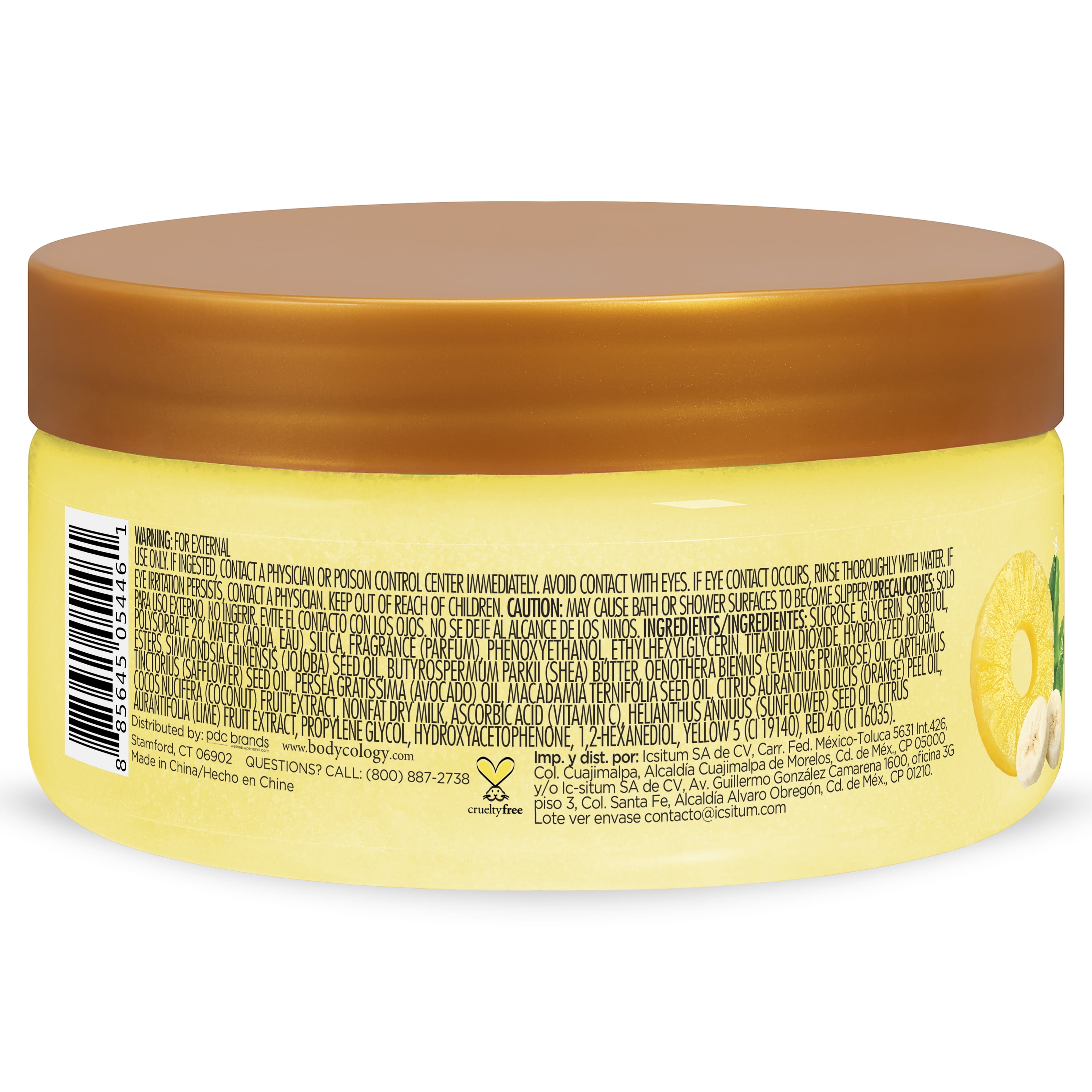 Bodycology Tropical Tease Exfoliating Sugar Scrub, 10.5 oz