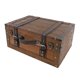 thumbnail image 5 of Cofre del Tesoro de Pequeño, Caja de Almacenamiento de Conpa Con Bisagras, Baúl decorativo para recuerdos, cofre pirata paraula vintage, bolso de baúl de almacenamiento, 5 of 7