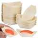 thumbnail image 1 of 50 unids Vajilla de madera Snack Contenedores Desechables Alimentos Recipientes Snack Bowl, 1 of 8
