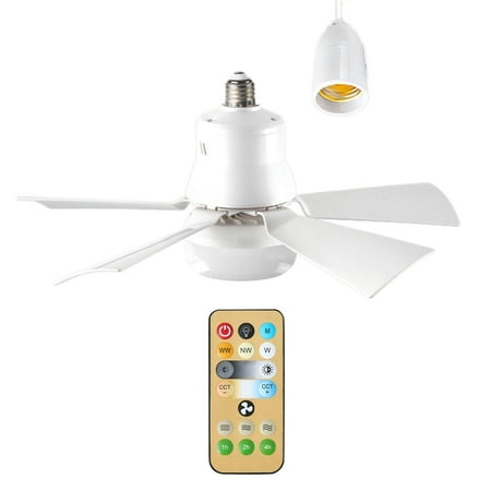 

Eudgs Fan Light With Remote Ceiling Fan With Light Fan Light Ceiling Fan Light Hidden Electric Fan Universal Joint Lamp Holder Summer Bedroom Living Room Ceiling Light With 1M Small Fan with Remote