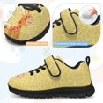 thumbnail image 6 of Psesaysky Small Flowers Pattern Blue Sports Shoes Mesh Cloth Breathable Skin-Friendly Sneakers Velcro Shoes for Kids Girls Size 11-15, 6 of 7