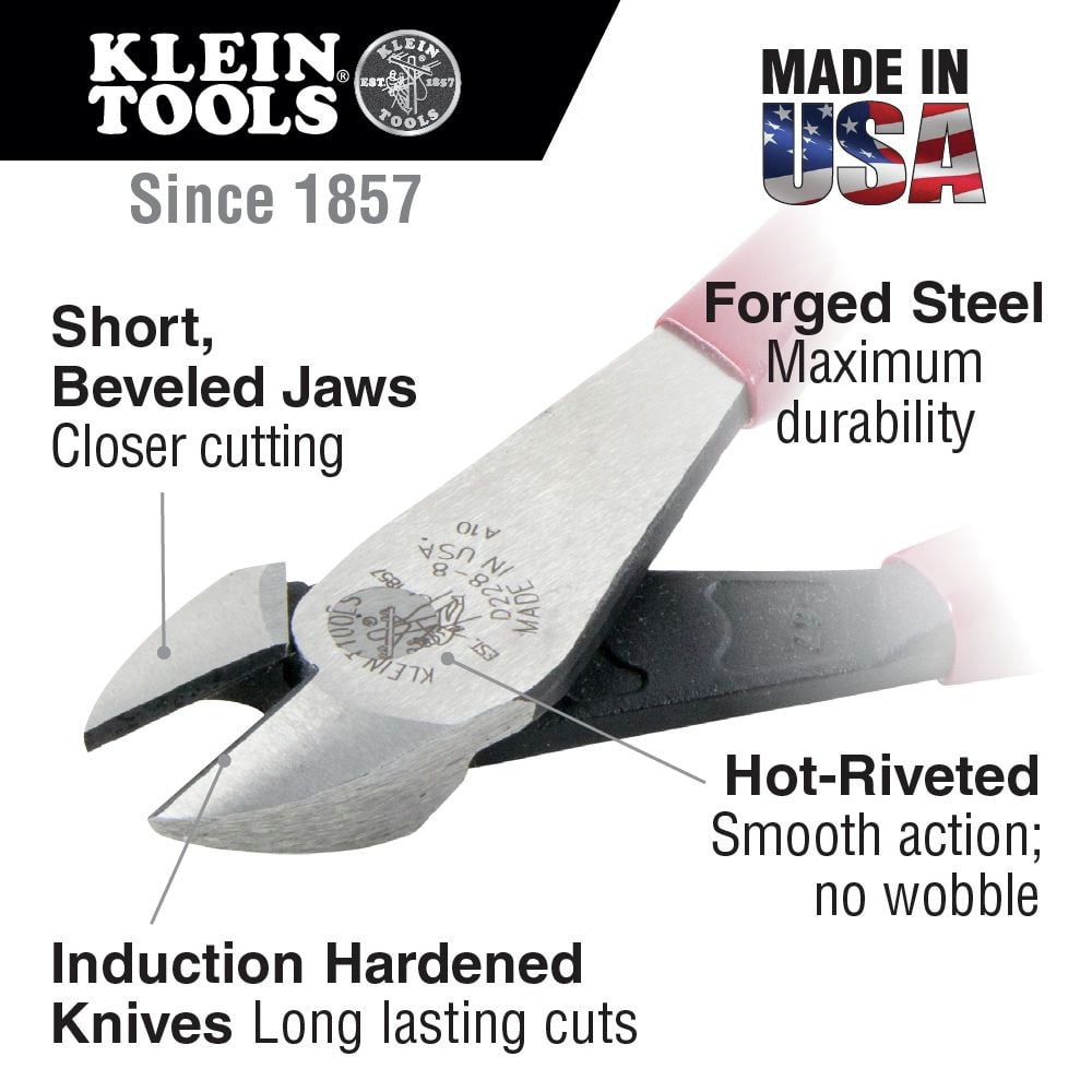 Klein D228-7 72038 7" DIAGONAL CUT PL