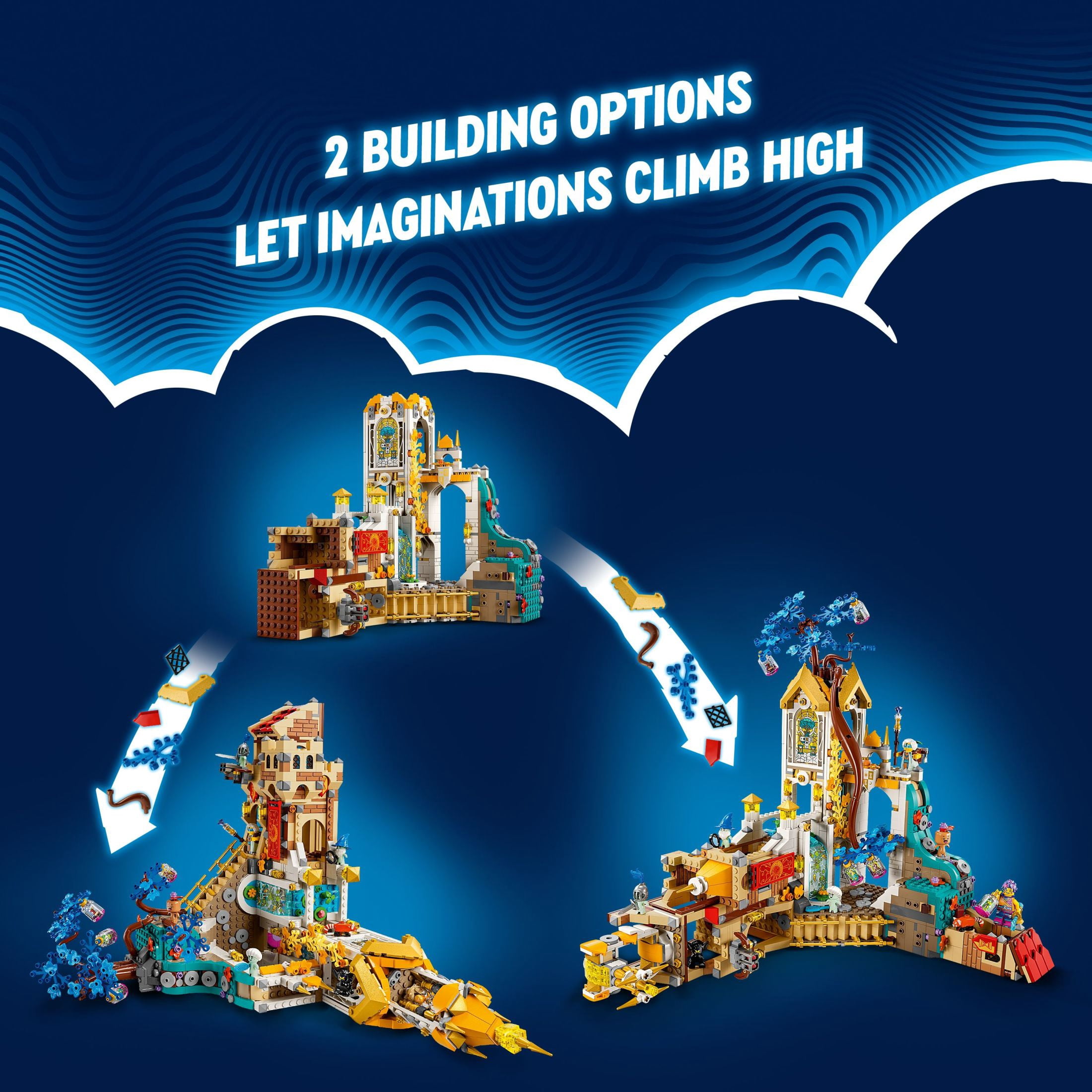 LEGO DREAMZzz Castle Nocturnia Building Toy - Pretend Play Set for Kids, Ages 10+ - Creative Storytelling Toy W/2 Construction Modes & 6 Minifigures - Cool Gift for Boys and Girls - 71486