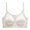 Beige, variant on Xijirk Women Bra Thin Shoulder Straps Seamless Wireless Embossed Letter Sports Bra for Daily Fitness Wear,Beige,M